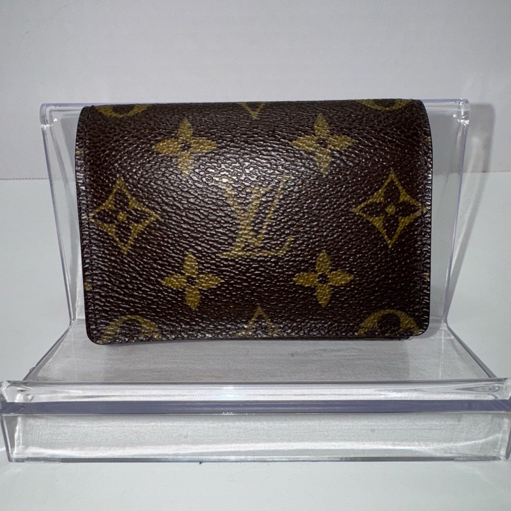 Louis Vuitton Monogram canvas Enveloppe Carte de Visite card holder